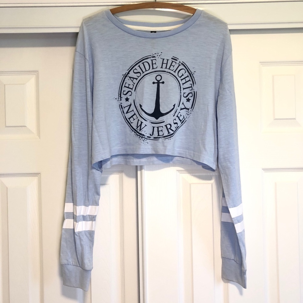 Seaside Heights New Jersey Beach Cropped Top